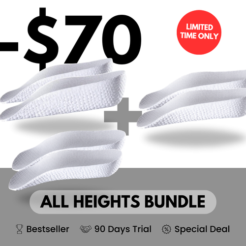 Upgrade Height Increase Insoles for Men Women Elevator Shoes Cushion Arch Support Orthopedic Insoles Sneakers Heel Lift Shoe Pad