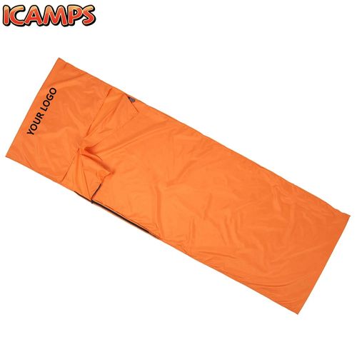 ICAMP 70*210CM Portable Sleeping Bag Outdoor Travel Camping Hiking Polyester Healthy Sleeping Bag Liner with Pillowcase