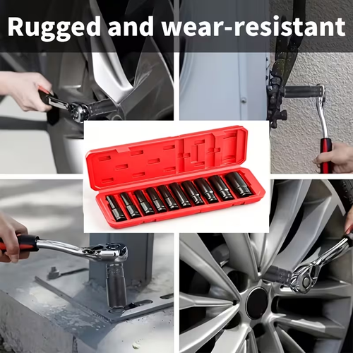 10-Piece Extended Hex Socket Set