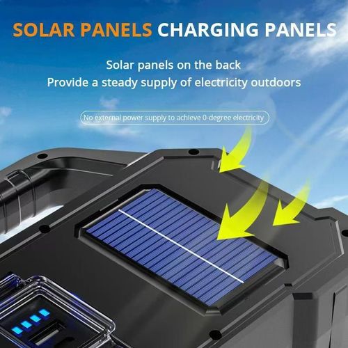 Solar-Powered LED Spotlight