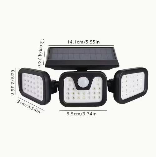 Tri-fold Solar Light