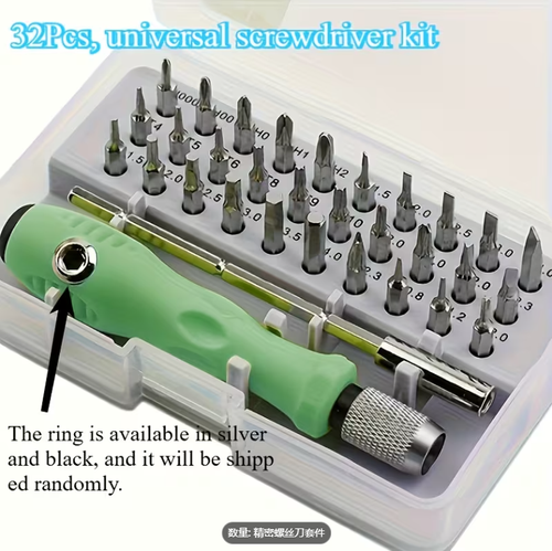 32-in-1 Precision Screwdriver Set, 30 Bits Interface Portable Mini Magnetic Phillips Flathead Screwdriver, Suitable for Car, Furniture, Smartphone, Camera and Small Tool Repair, Christmas Halloween Gift Choice Home Improvement > Home Improvement