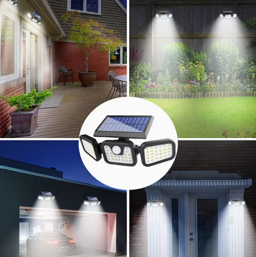 Tri-fold Solar Light