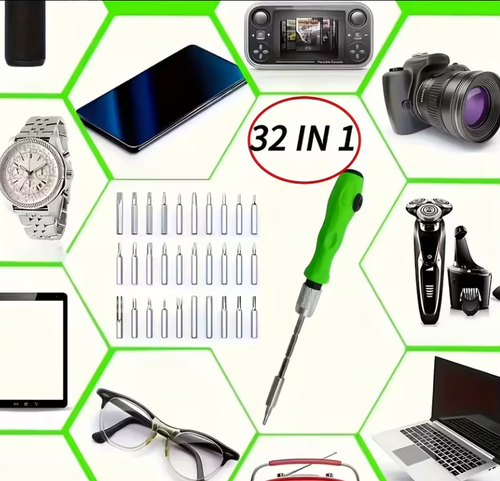 32-Piece Precision Screwdriver Set
