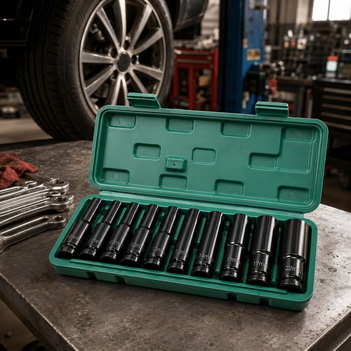 10-Piece Extended Hex Socket Set