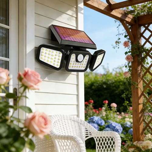Tri-fold Solar Light