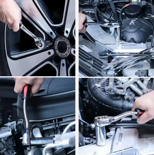 12-Piece 1/2-Inch Ratchet Socket Set