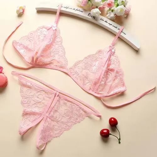 🔥Porn Sexy Women Lace Tulle Lingerie Set💋✨