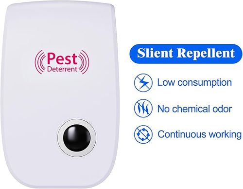6Pcs Ultrasonic Pest Repeller Insect Bug Repeller Long Range Pest & Insect Deterrent Multi-Function for Roach Rodent Mouse Bugs
