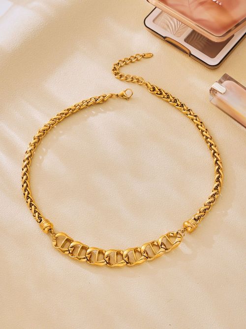 Hip-hop style pig-nose necklace