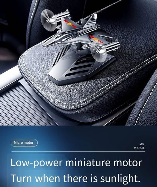 Solar-powered in-car aromatherapy, fighter jet design is super cool