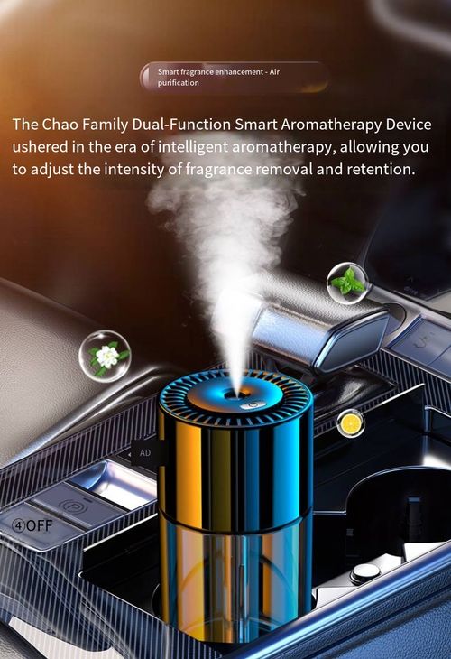 Smart aroma diffuser removes odors