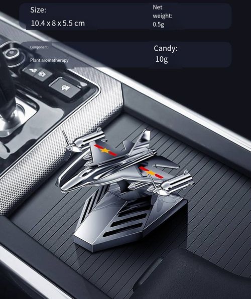 Solar-powered in-car aromatherapy, fighter jet design is super cool