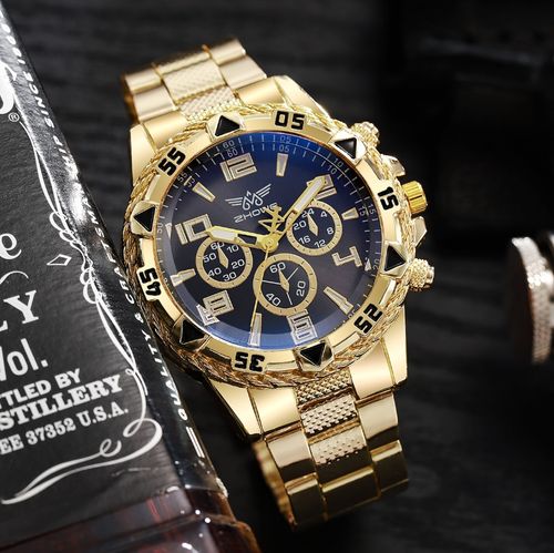 Gold Fashion Men's Watch