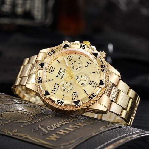 Gold Fashion Men's Watch