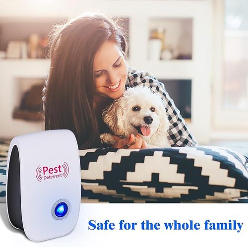 6Pcs Ultrasonic Pest Repeller Insect Bug Repeller Long Range Pest & Insect Deterrent Multi-Function for Roach Rodent Mouse Bugs