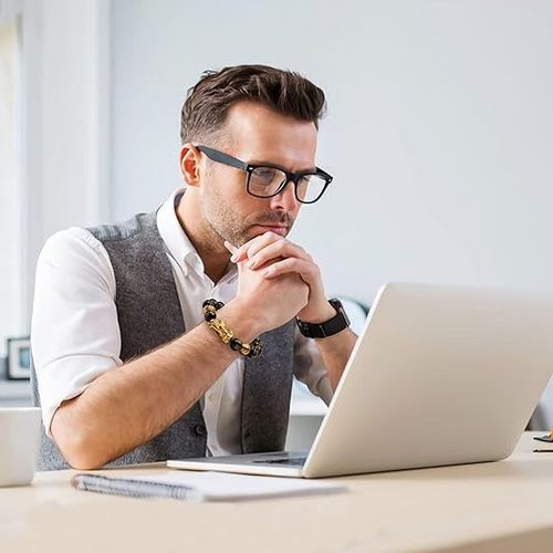 Phoenix and Dragon Tiger Bead Necklace