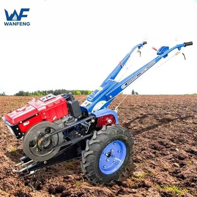 Farm Machinery Hand Walking Tractor Farm Walking Tractor Trade 6hp-90hp diesel Walking Tractors Two Wheel Mini Farm
