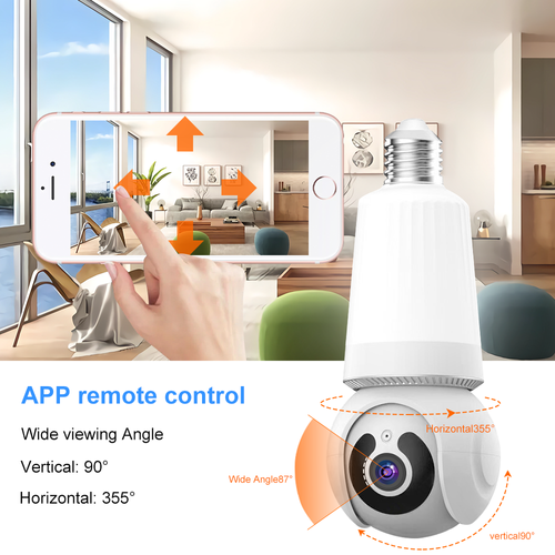 lighted security camera