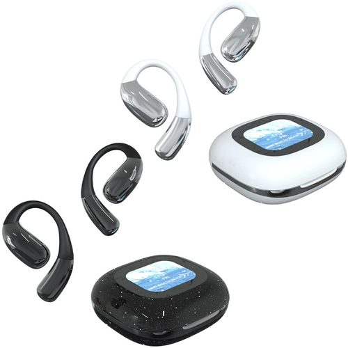 Bluetooth Earbuds with Visible LCD: Know Battery Status At A Glance – Rich Sound for Every Moment!
