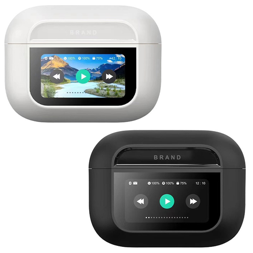 Bluetooth Earbuds with Visible LCD: Know Battery Status At A Glance – Rich Sound for Every Moment!