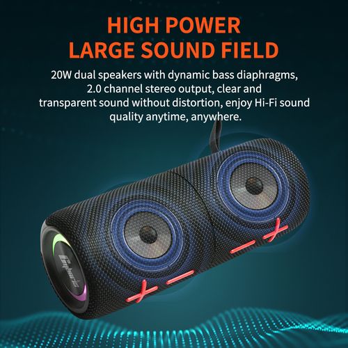 Portable Bluetooth Speaker - Hi-Fi Stereo Sound & Compact Wireless Design, Perfect for On-the-Go in Africa
