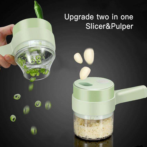 Handheld vegetable chopper