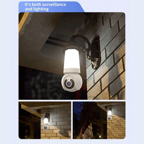 lighted security camera