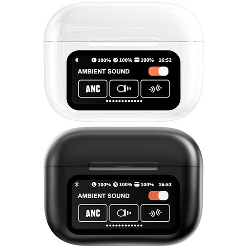 Bluetooth Earbuds with Visible LCD: Know Battery Status At A Glance – Rich Sound for Every Moment!