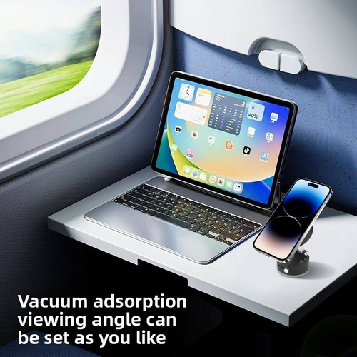 Magnetic phone stand, vacuum suction cup navigation car phone holder, desktop folding desktop foldable portable lazy stand
