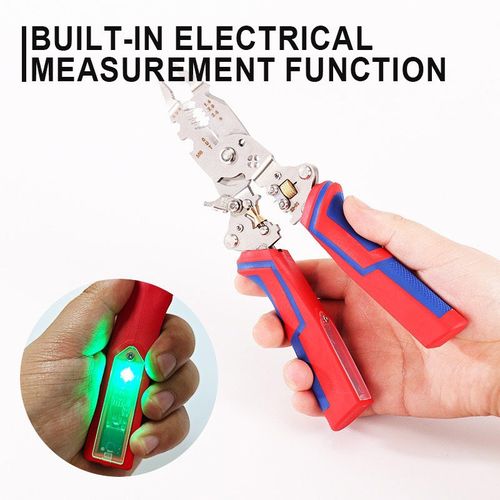 Multi-Functional Folding Electrician Pliers With Electric Measuring Function