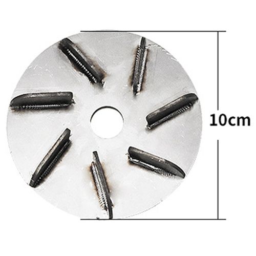 Labor-saving scraping disc for removing pig hair