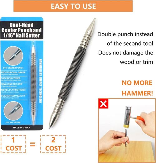 No more hammering which can damage Hammerless Nail