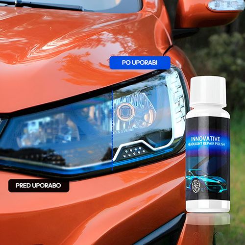 Car headlight repair fluid