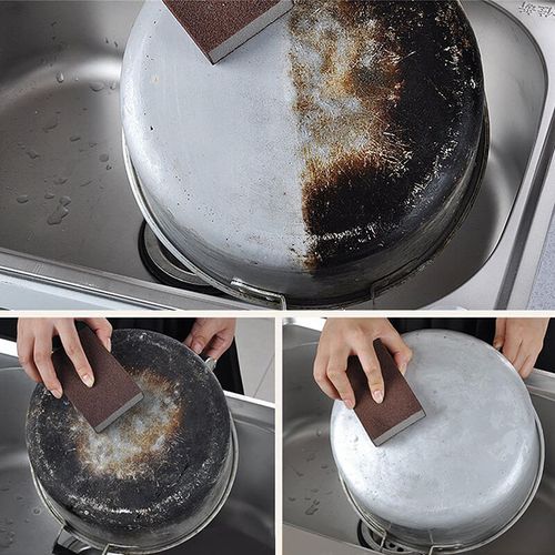 High-density scouring sponge