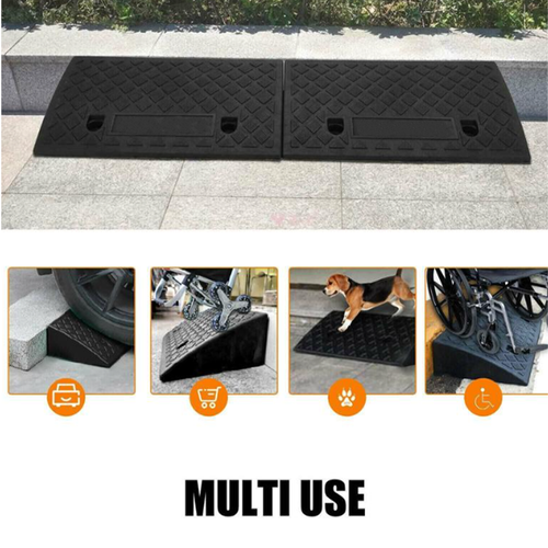 Portable lightweight curb ramp for driveways