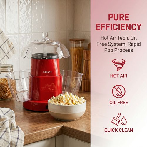 Automatic Hot Air Popcorn Maker