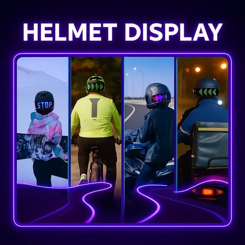 Helmet LED Display