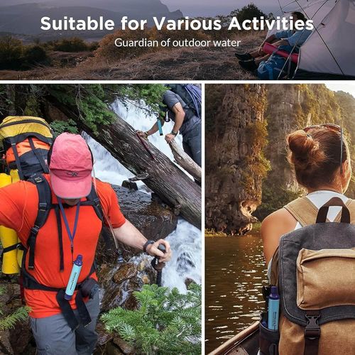 Personal Straw Water Filter for Camping