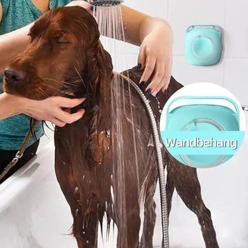 Bath Brush Massage Gloves Soft Safety Silicone Comb Pet Accessories