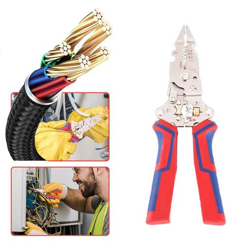 Multi-Functional Folding Electrician Pliers With Electric Measuring Function