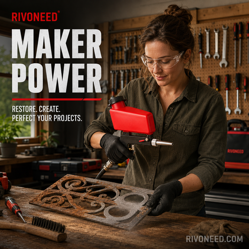 Portable Pneumatic Sand Blaster Gun – Rust Removal