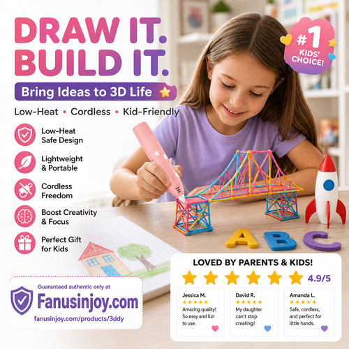 Kids Wireless 3D Printing Pen