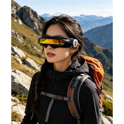 Retro Punk sunglasses with irregular shape