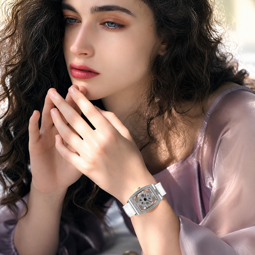 Rhinestone Accent Women's Fashion Watch