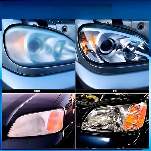 Car headlight repair fluid