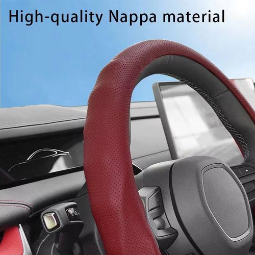 5D Nappa Leather Steering Wheel Protector