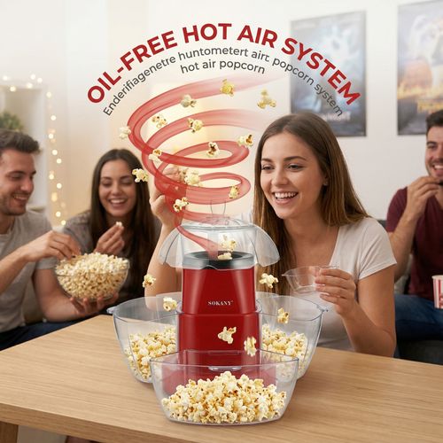 Automatic Hot Air Popcorn Maker