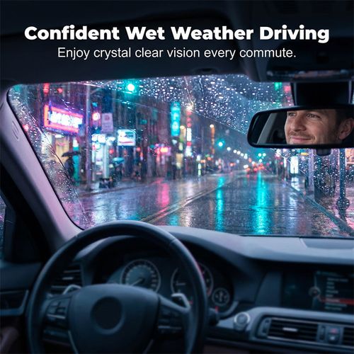 Windshield oil removal wipes