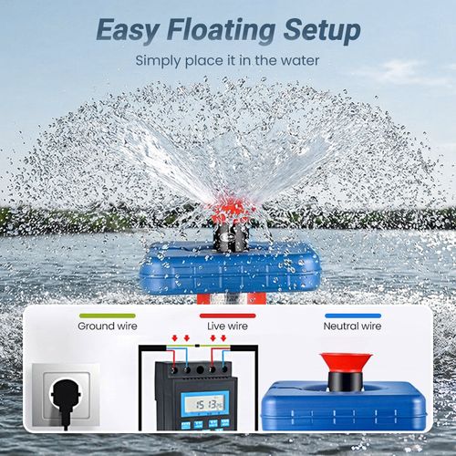 2-in-1 Pond Aerator  Pump